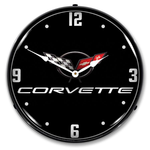 1997-2004 Corvette C5 LED Clock- C5 Black Tie CA-57621 