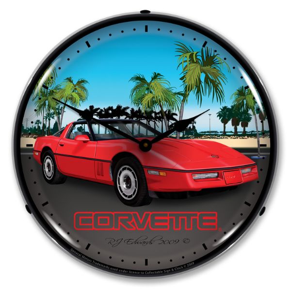1984-1996 Corvette C4 LED Clock- C4 Red CA-57662 