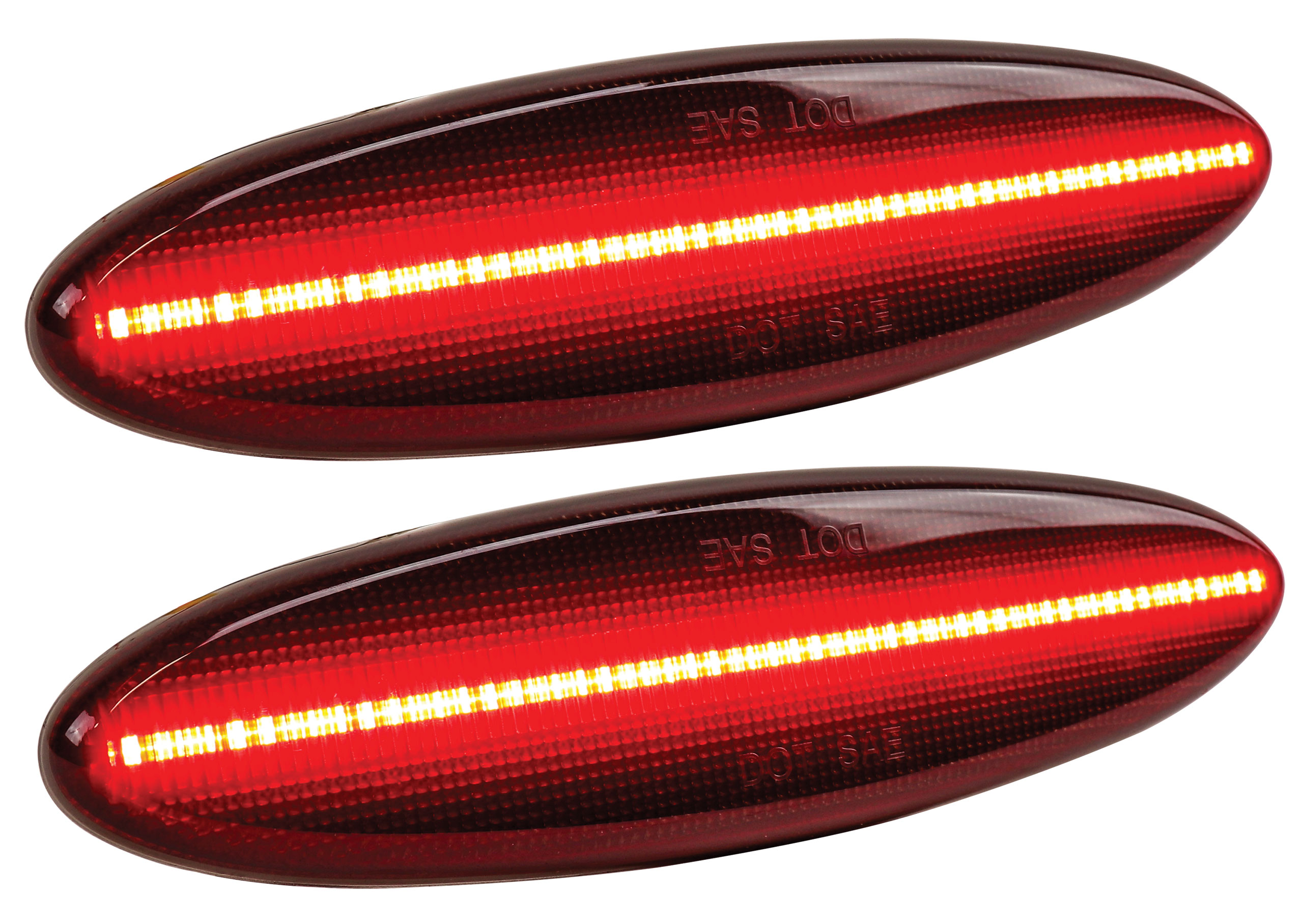 Smoked LED Rear Sidemarker Set For 1997-2004 Corvette