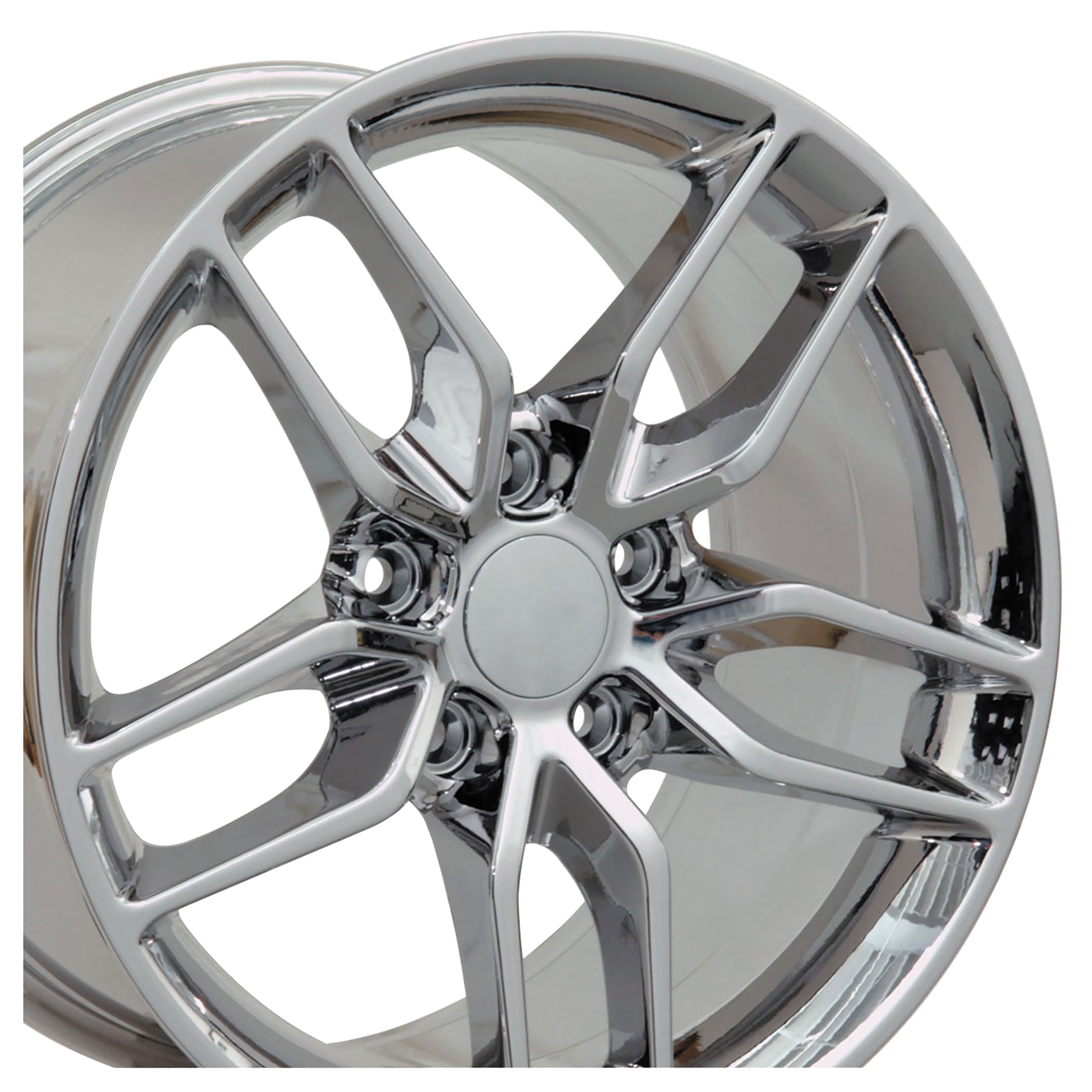 C7 Z51 Style Chrome Wheel 18x85 56mm Offset For 2014-2019 Corvette