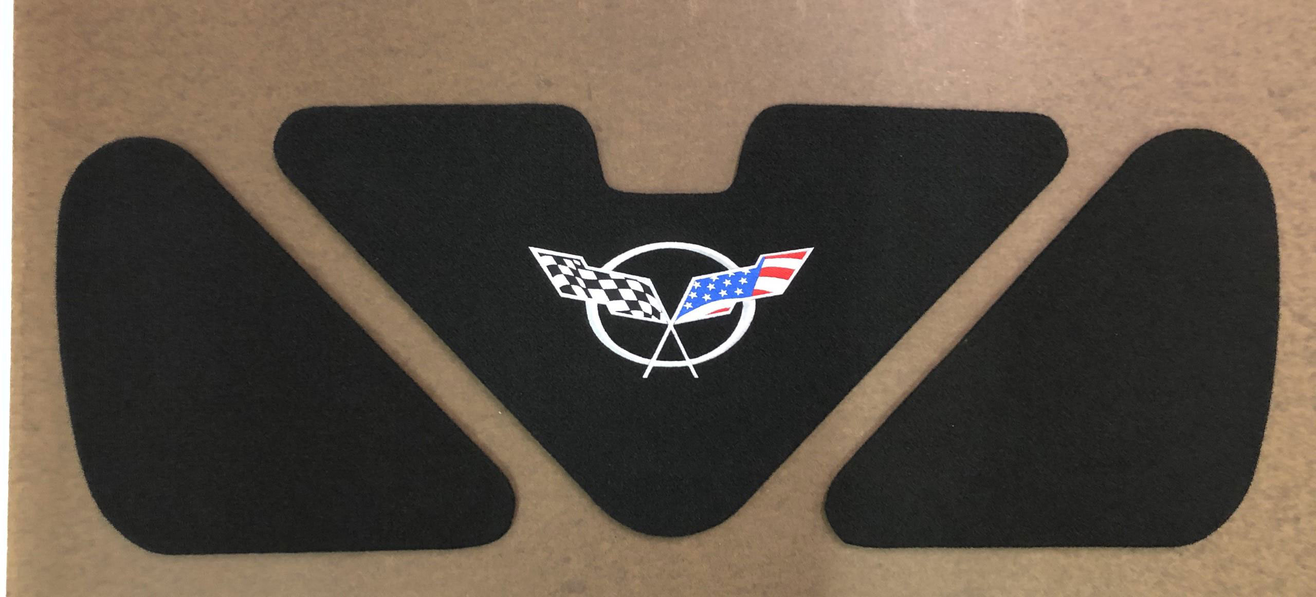 1997-2004 Corvette C5 3-Piece Trunk/Deck Lid Liner C5 American Flag CA-67089 