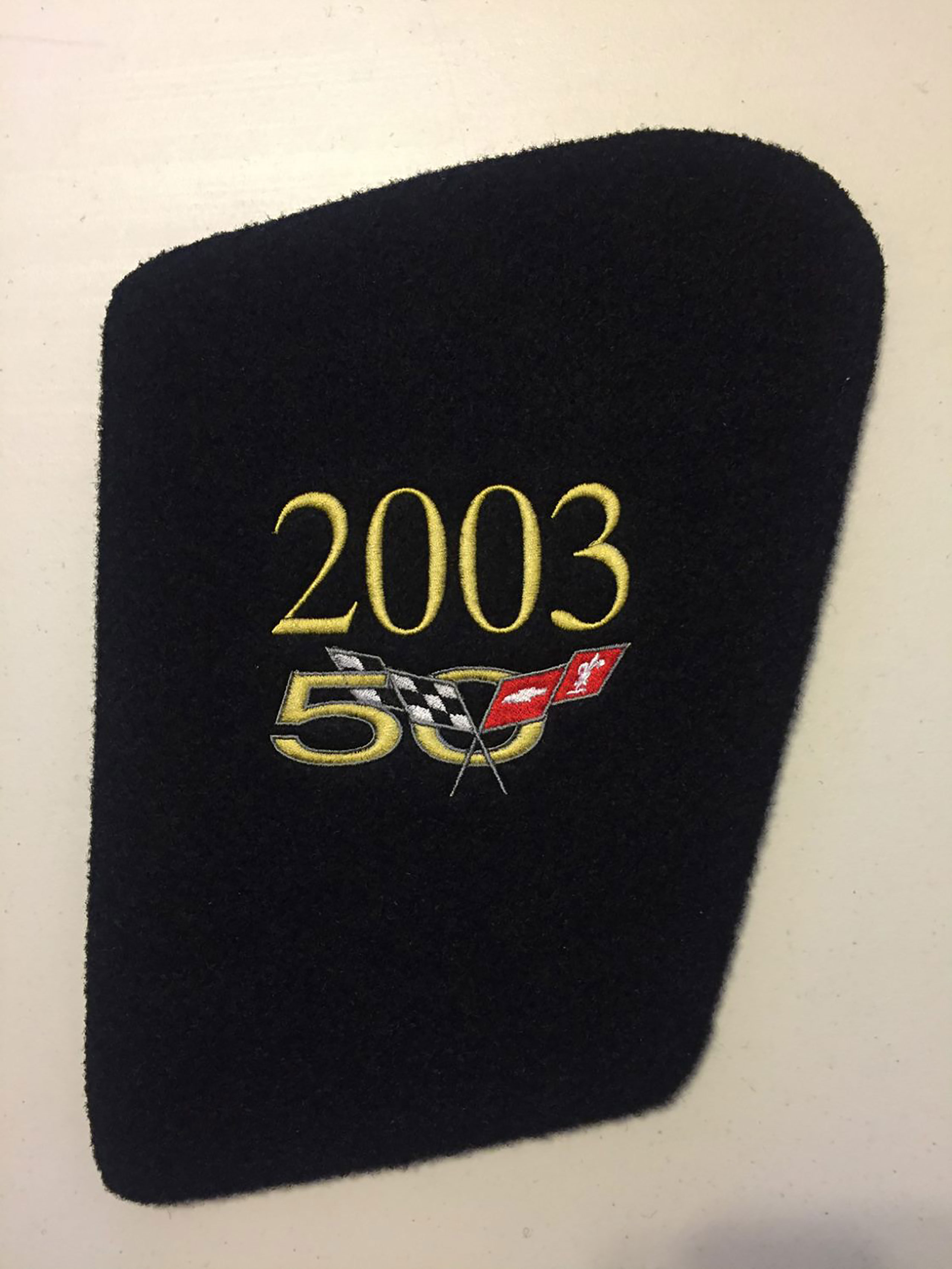 Underhood Insert - 2003 50th Logo For 2003 Corvette
