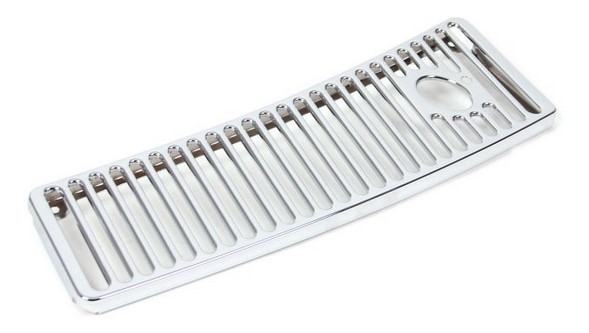 1963-1967 Corvette C2 Windshield Wiper Vent Grille Chrome, LH CA-71448 