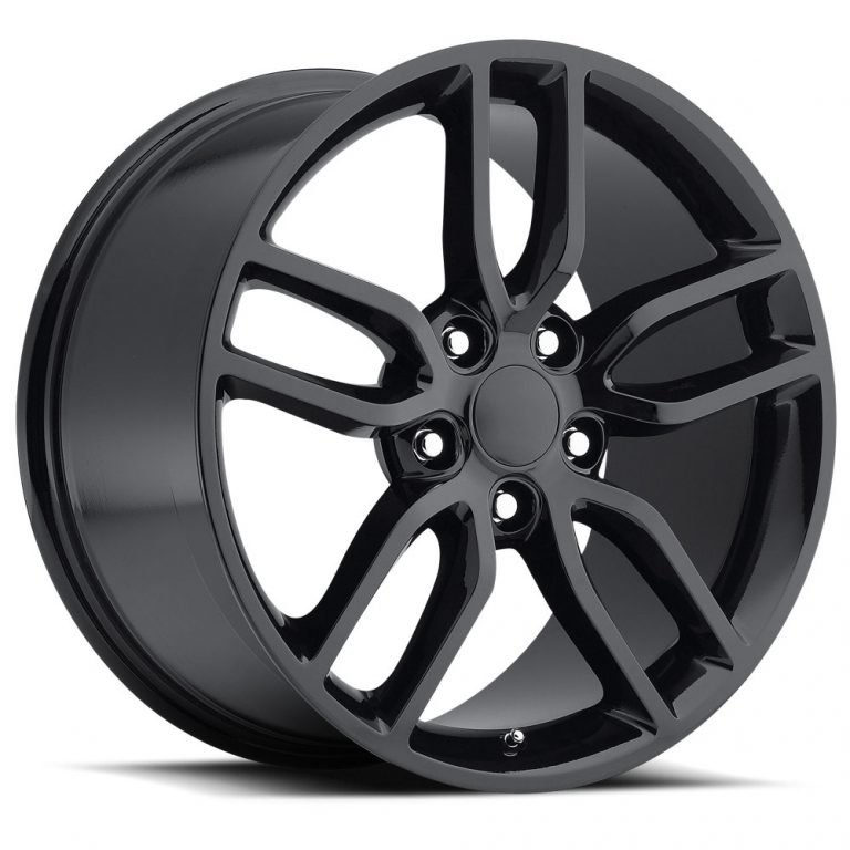 C7 Z51 Style Black Wheel 20X10 79MM Offset For 2014-2019 Corvette