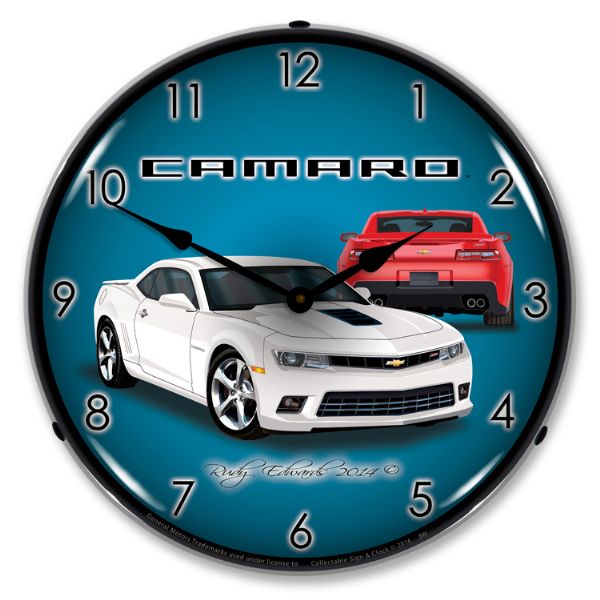 2014 Chevrolet Camaro C7 LED Clock- SS Summit White CA-C0523 