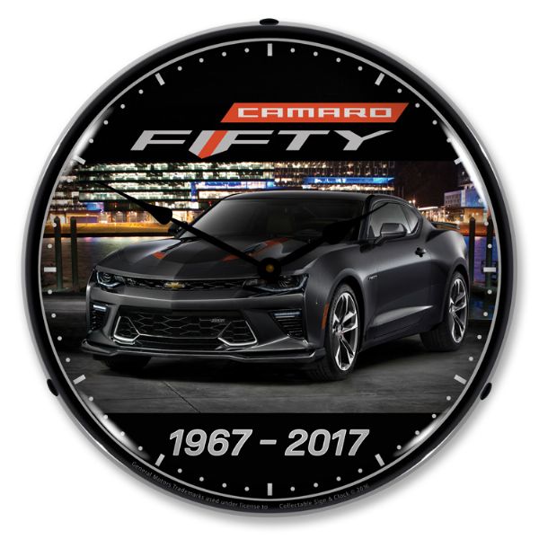 LED Clock- 50Th For 2017 Chevrolet Camaro