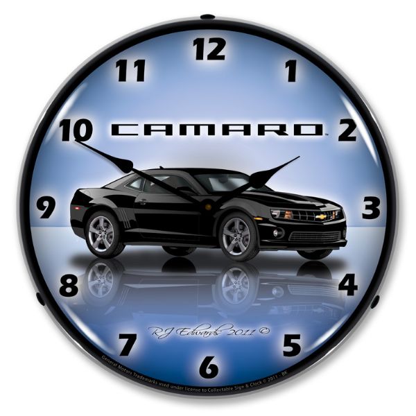 2010-2015 Chevrolet Camaro C6-C7 LED Clock- G5 Black CA-C0529 