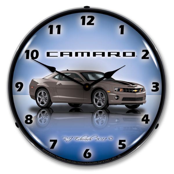 2010-2015 Chevrolet Camaro C6-C7 LED Clock- G5 Cyber Grey CA-C0530 