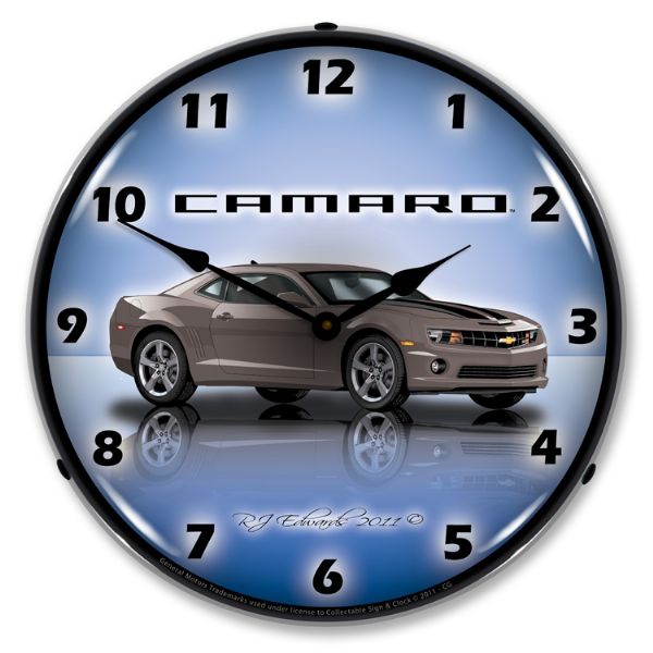 2010-2015 Camaro C6-C7 LED Clock- G5 Cyber Grey