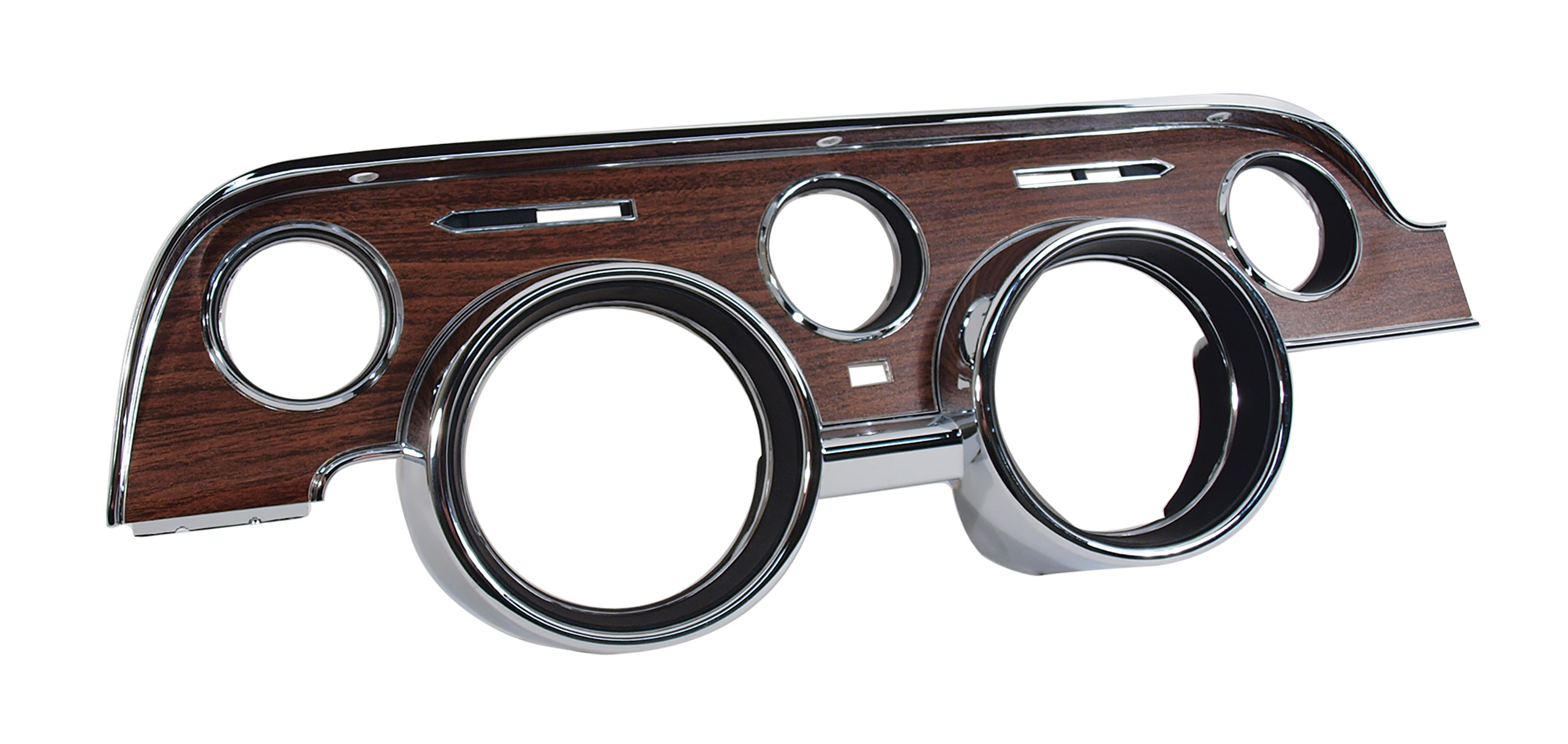 Woodgrain Instrument Cluster Bezel For 1968 Ford Mustang