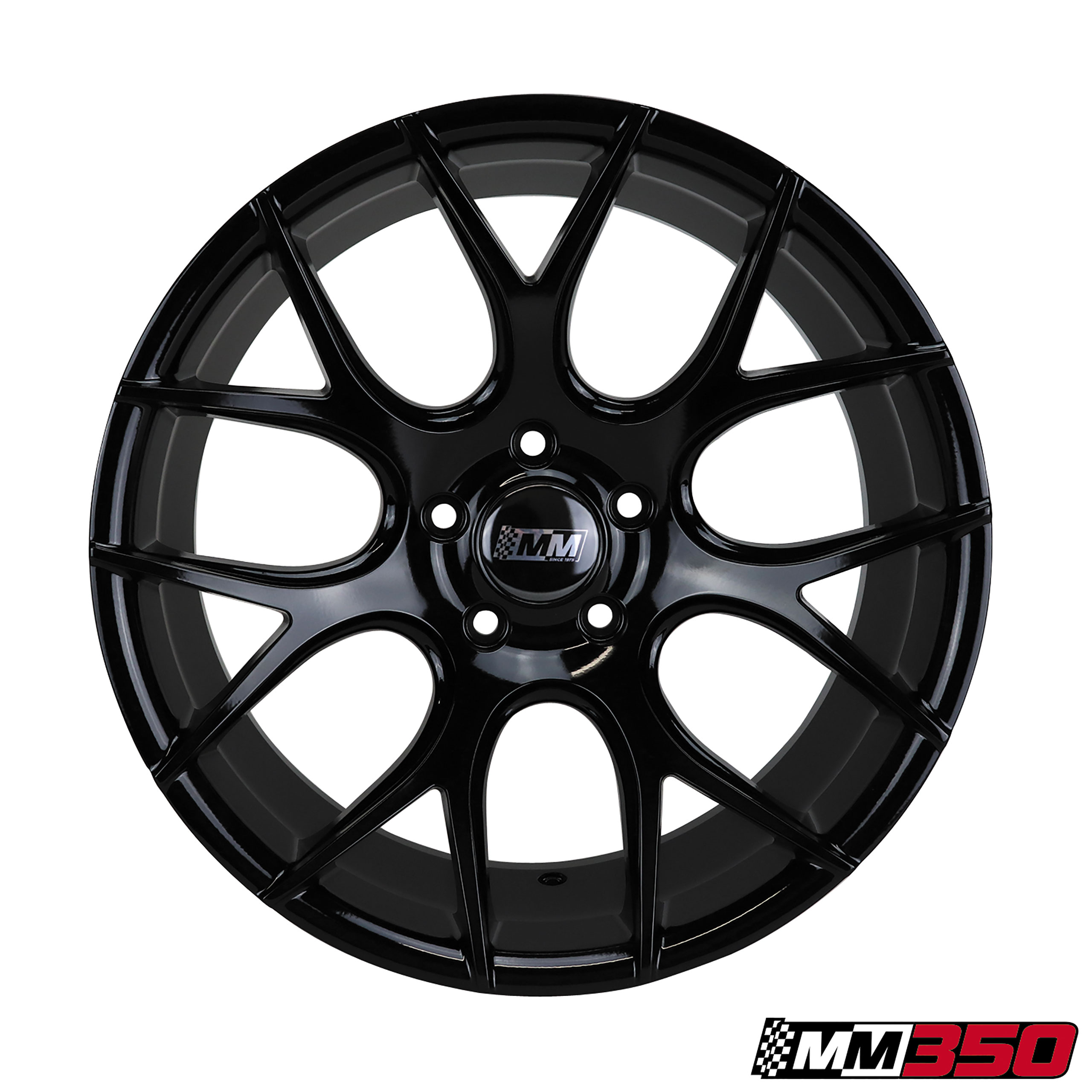 1979-2014 Mustang C3-C7 MM350 18x9 Wheel Gloss Black Rear Only CA-MA12379