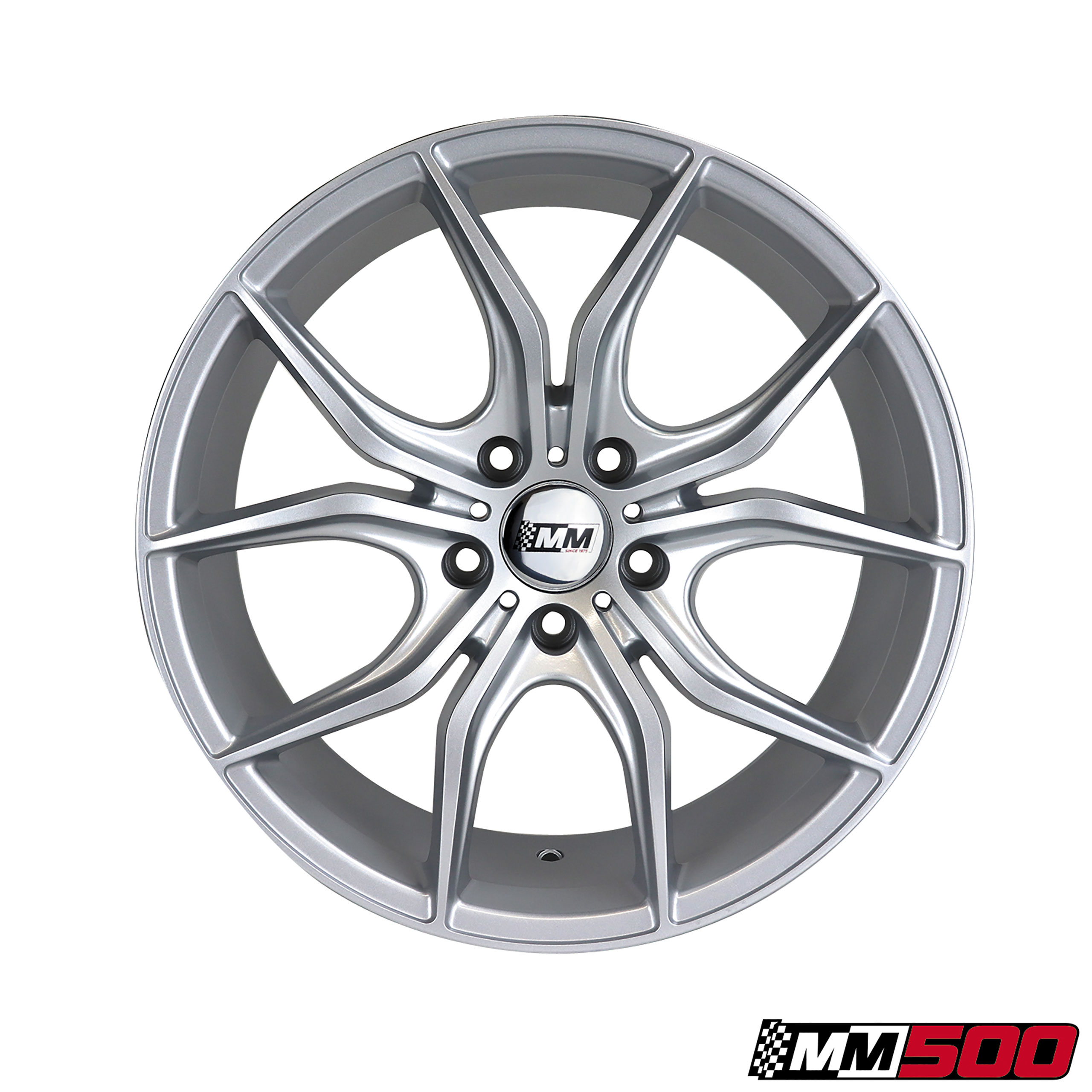 1979-2014 Ford Mustang C3-C7 MM500 18x8 Wheel - Silver CA-MA12386 