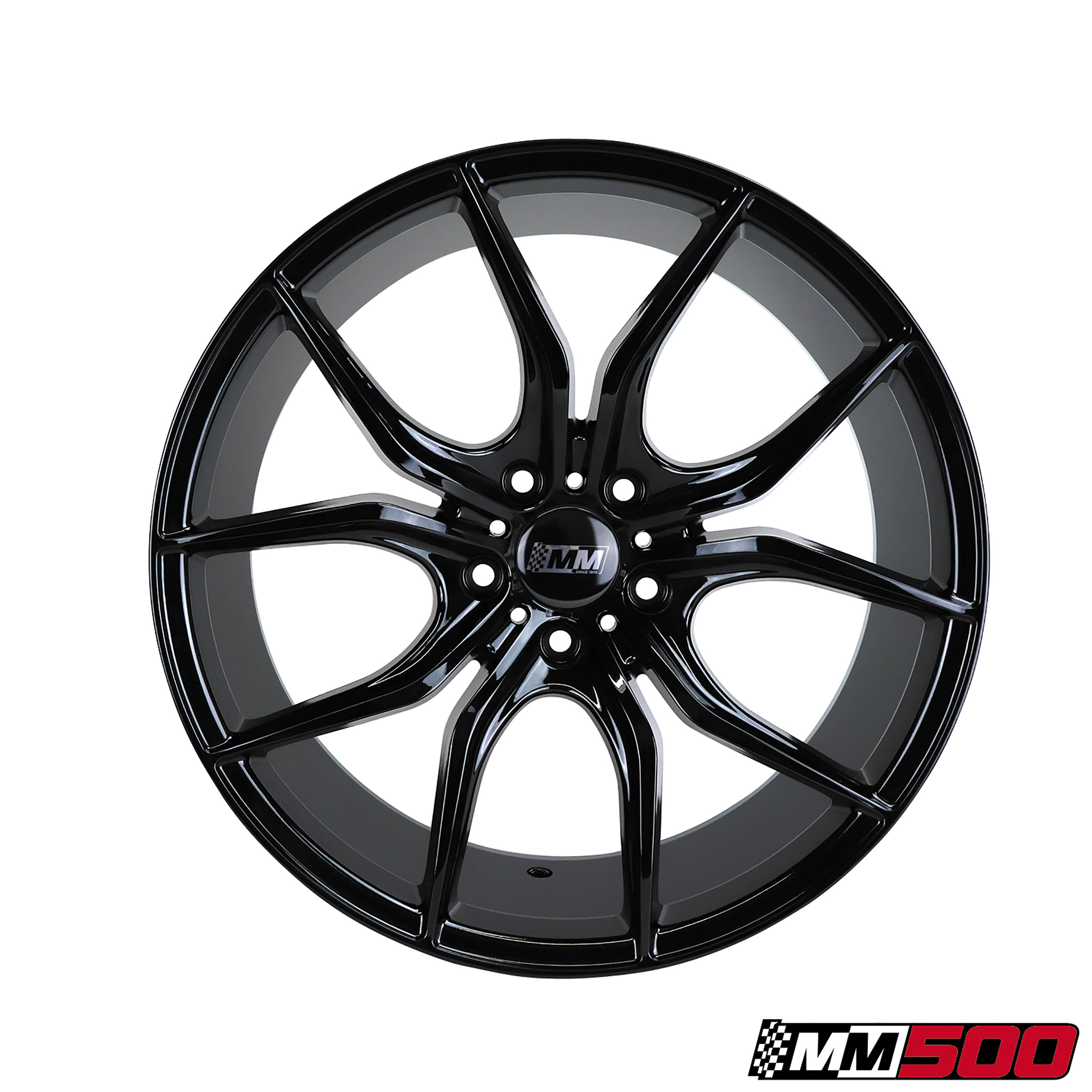 MM500 19x95 Wheel Gloss Black Rear Only For 2005-2014 Mustang