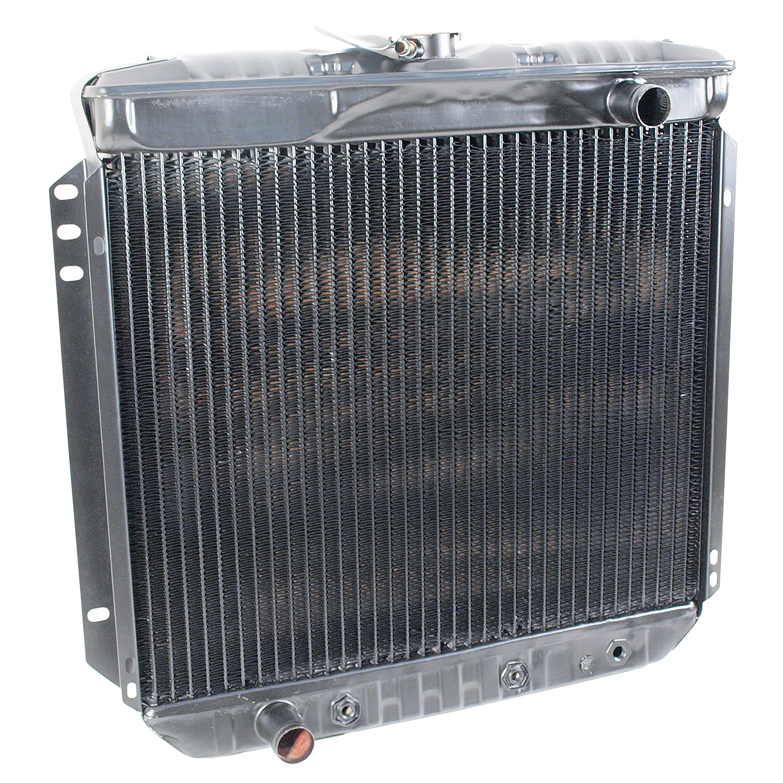 1967-70 Mustang C2-C3 Radiator Brass/Copper 2 Row 20" Core 6 Cylinder 200 CA-MA15403 