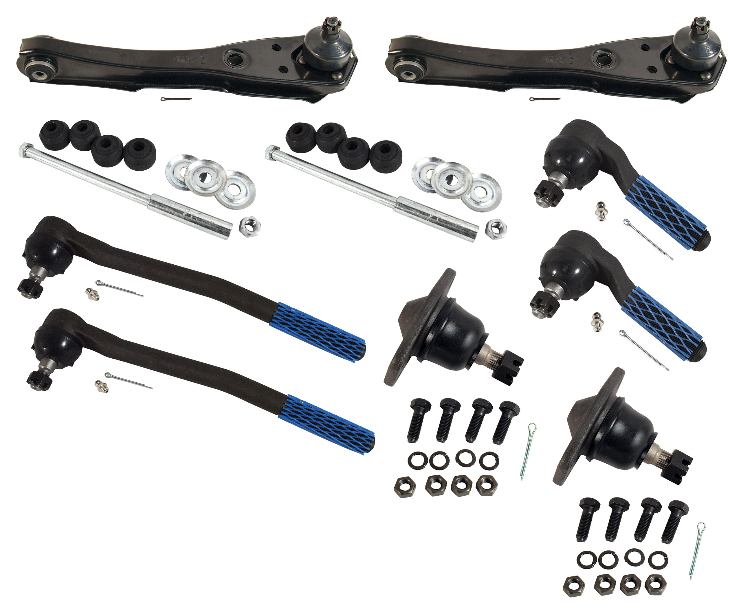  68-69 Mustang C3 Front Suspension Rebuild Kit Standard 3 Bolt Upper Ball Joint CA-MA17007