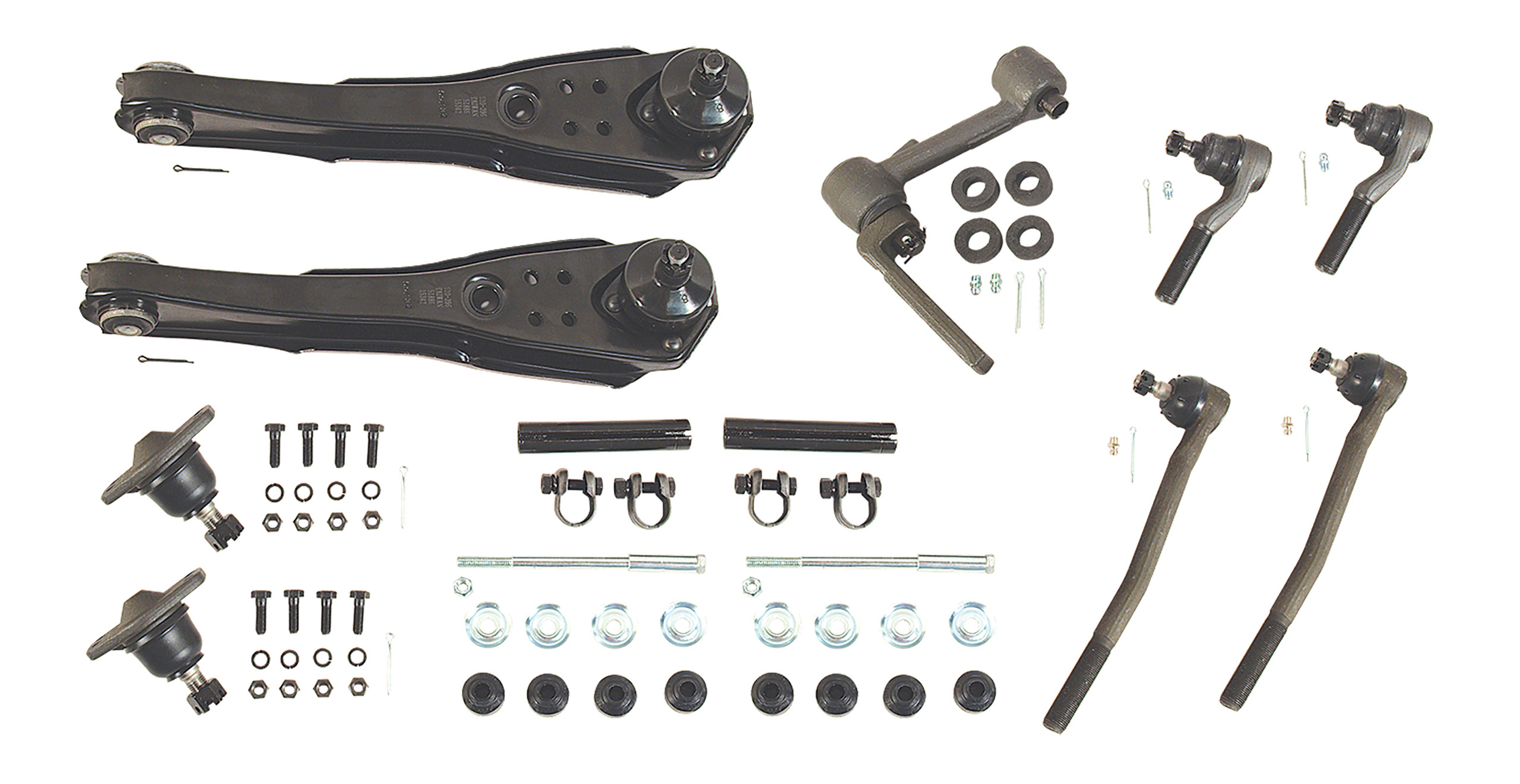  67 Mustang C2 Front Suspension Rebuild Kit Deluxe 4 Bolt Upper Ball Joint CA-MA17015