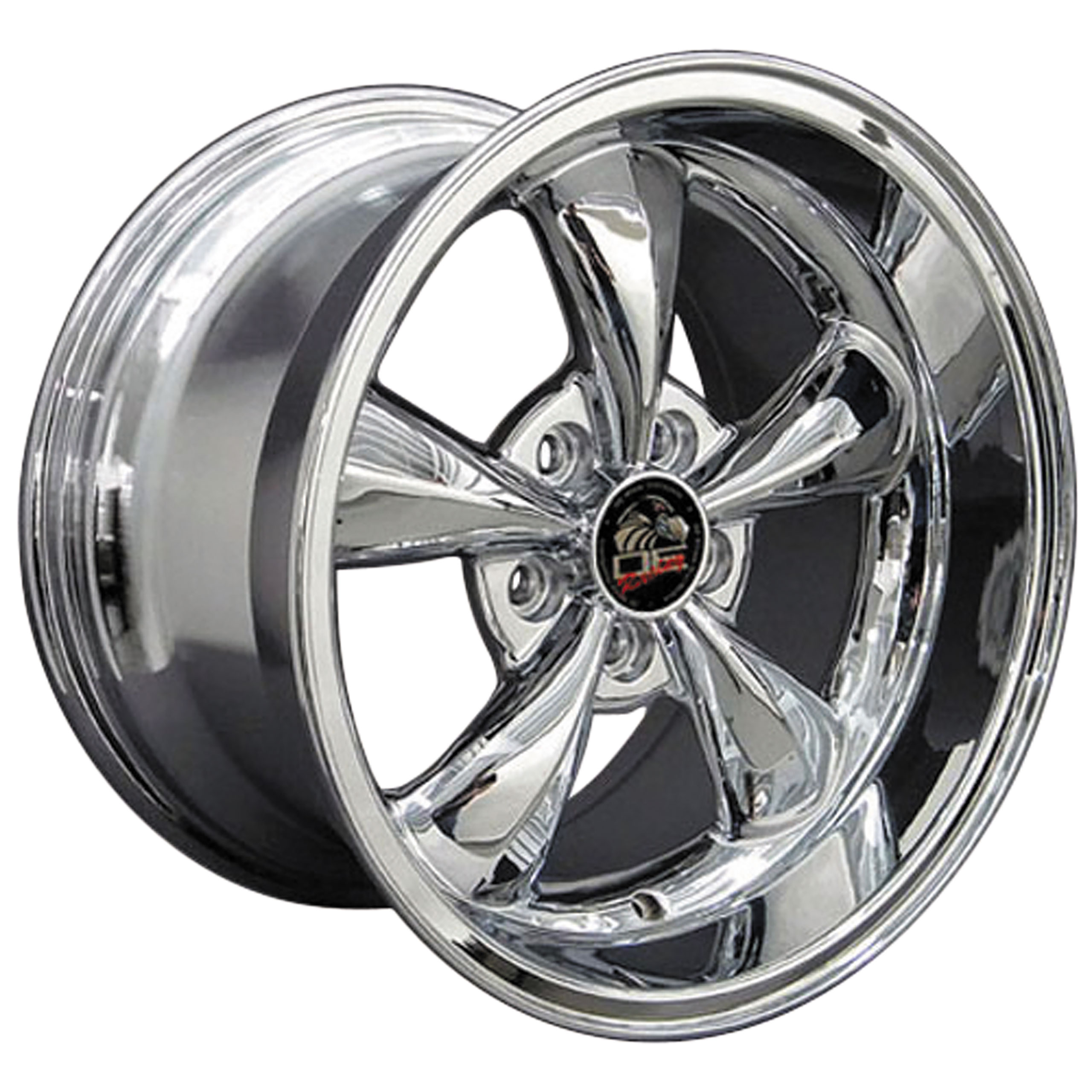 1994-2004 Ford Mustang C4-C5 Bullitt Wheel Chrome 17x105 Rears Only CA-MA23008 