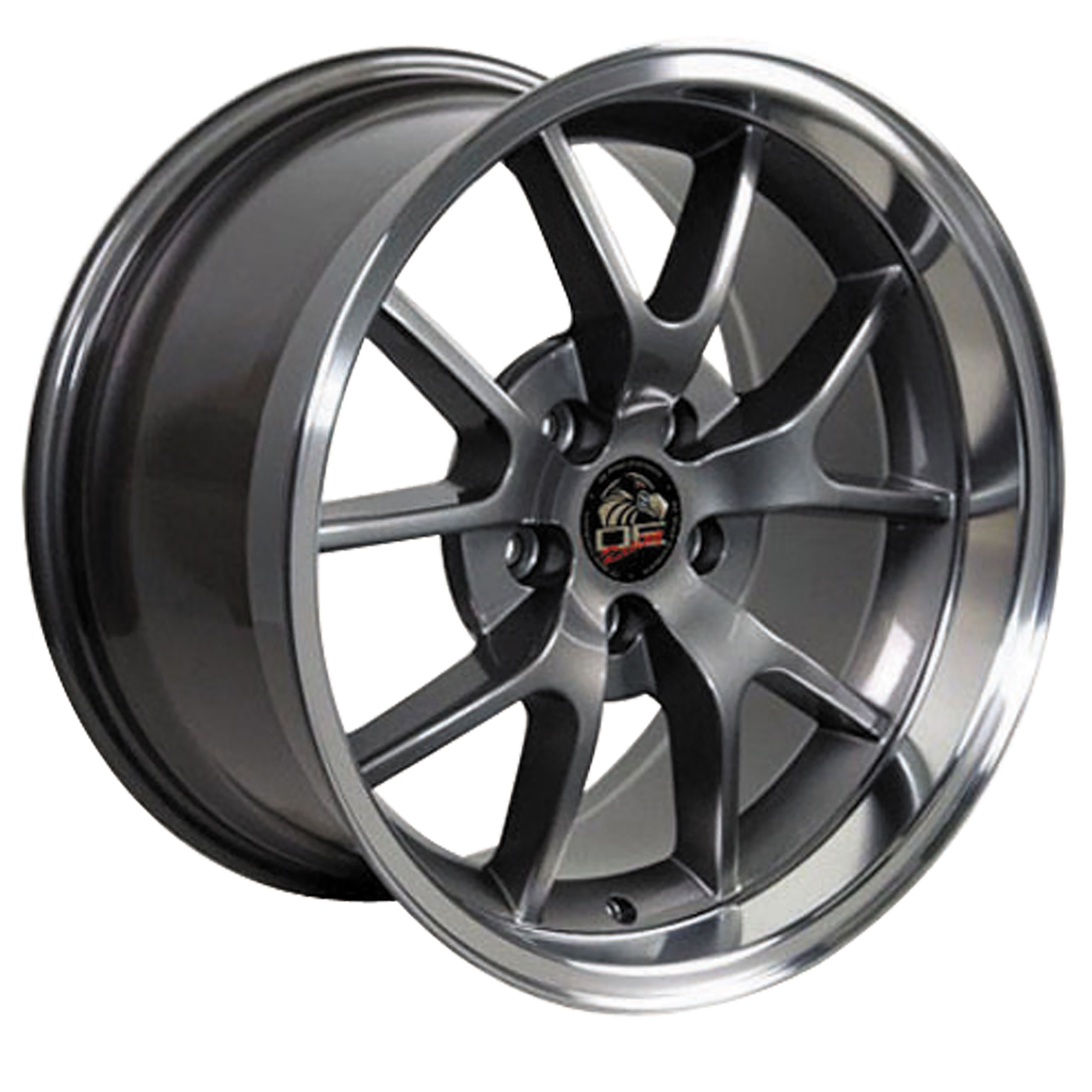 1994-04 Mustang C4-C5 FR500 Wheel Anthracite Machined 