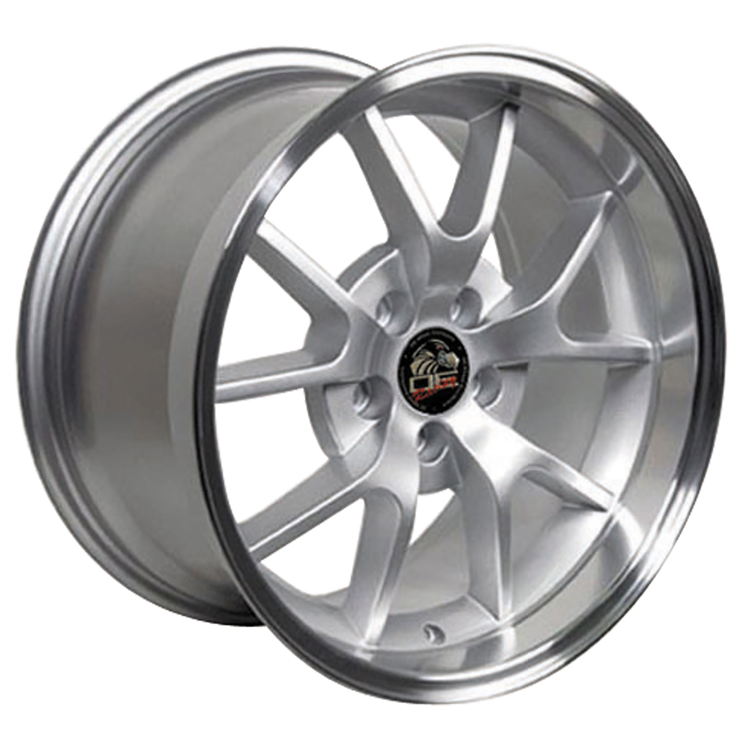 1994-2004 Mustang C4-C5 FR500 Wheel Silver Machined