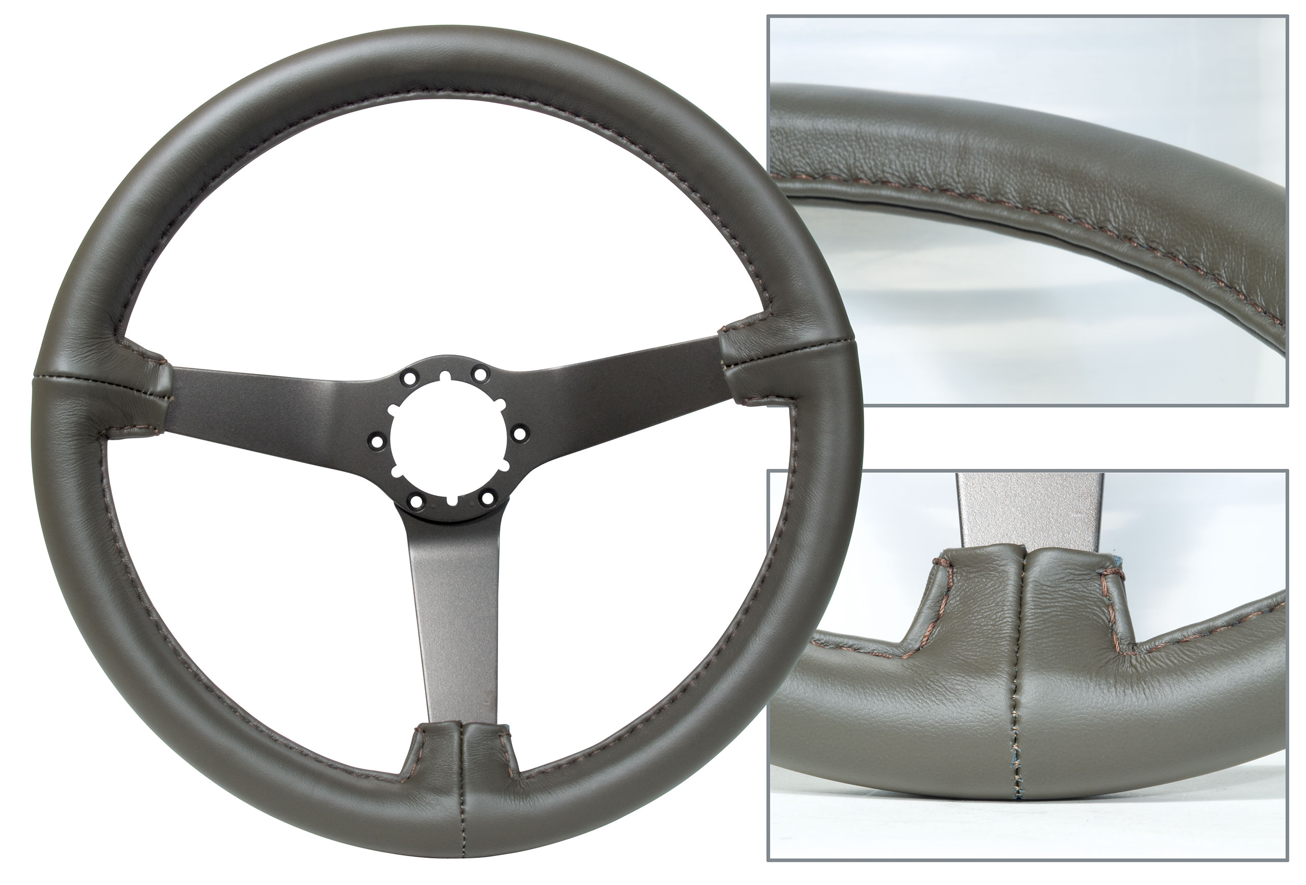 1982 Corvette C3 Steering Wheel Collector Leather Bronze Spokes CA-X23960 