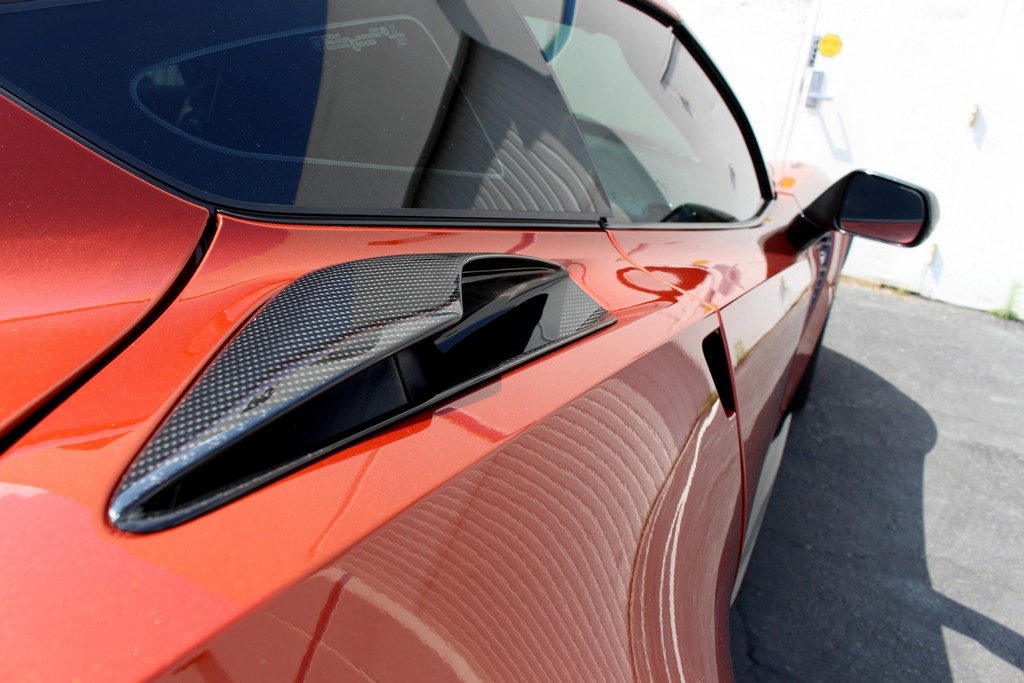 C7 Corvette Z06 APR Carbon Fiber Rear Quarter Panel Ducts