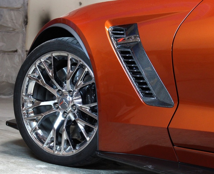 C7 Corvette Z06 APR Carbon Fiber Front Fender Vents