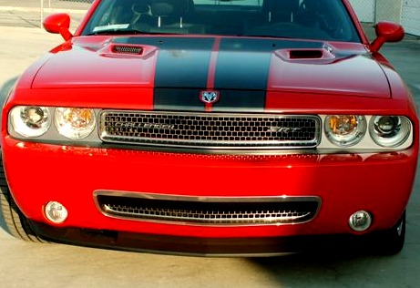 2009-2013  Dodge Challenger Headlight Stainless Trim panels