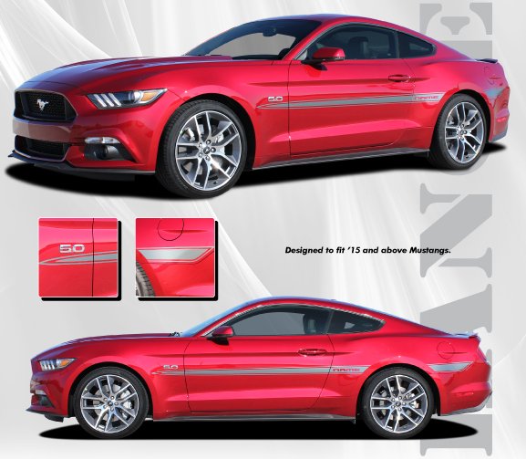 2015-2017 Ford Mustang Lance Stripe Kit