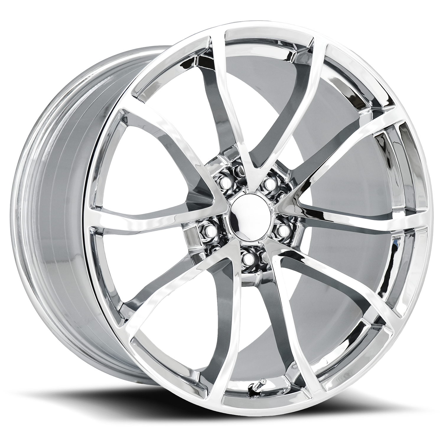 2005-2019 C6 Corvette & C7 Z06, ZR1, Grand Sport Flow Formed Cup Replica Wheels – Chrome