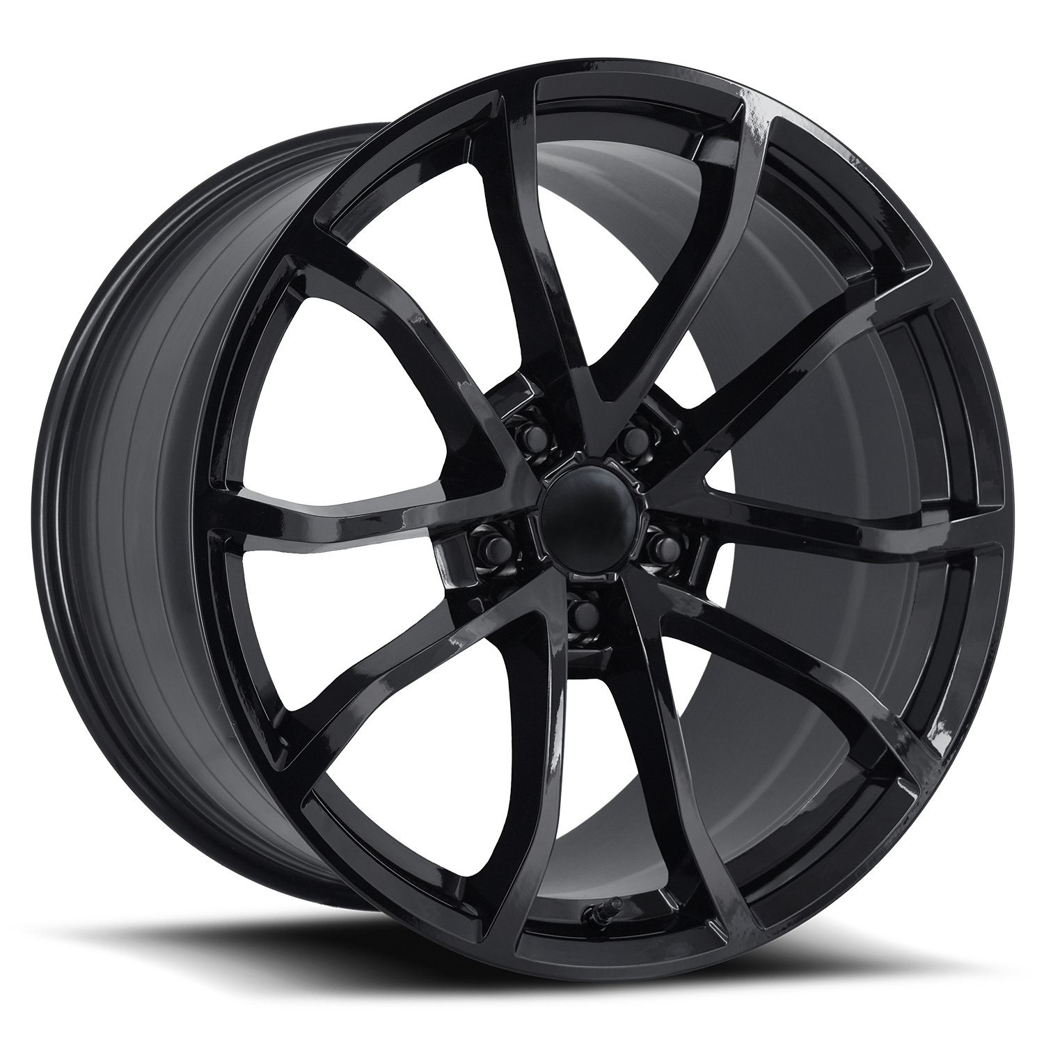 2005-2019 C6 Corvette & C7 Z06, ZR1, Grand Sport Flow Formed Cup Replica Wheels – Gloss Black