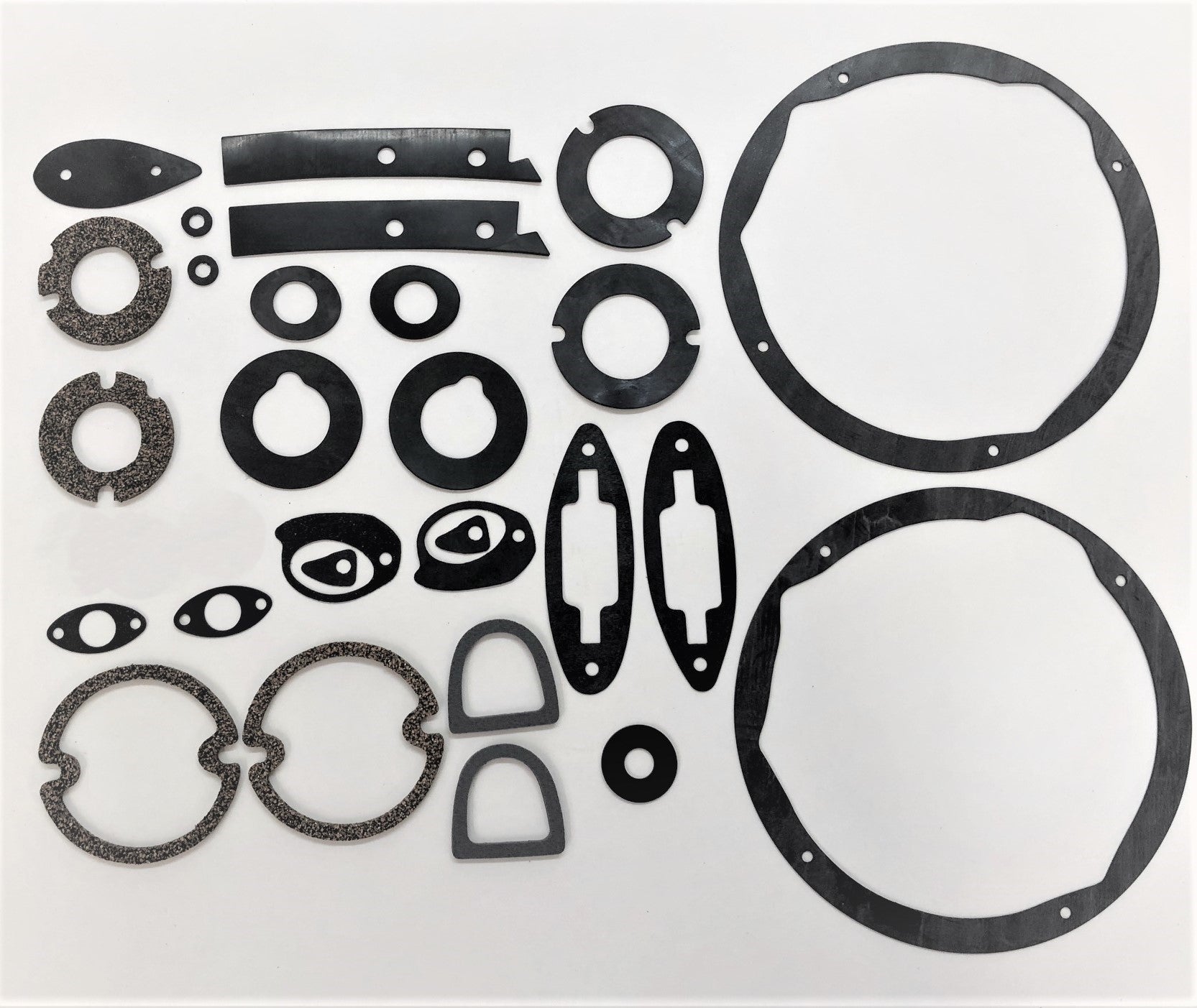 1956-1957 C1 Corvette Body Seal Kit -28 pieces (paint gaskets) Weatherstrip