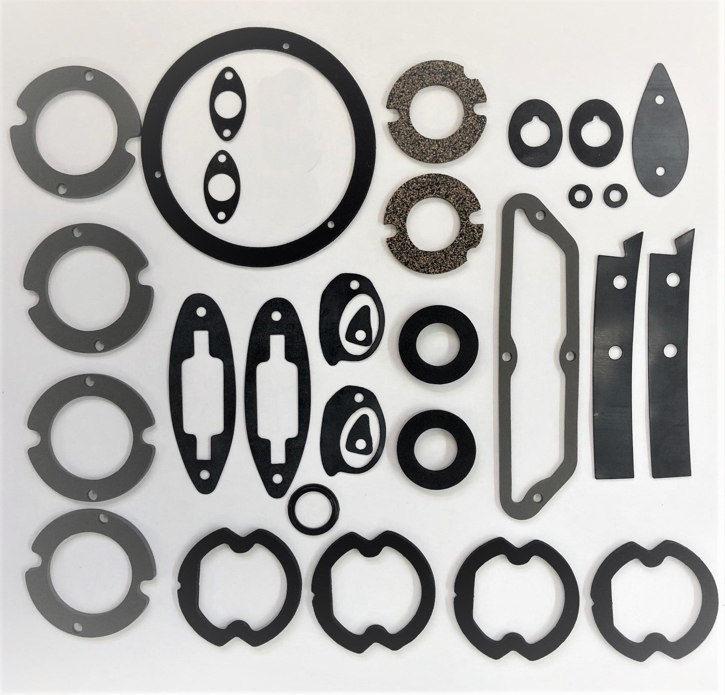 1961-1962 C1 Corvette Body Seal Kit -32 pieces (paint gaskets) Weatherstrip