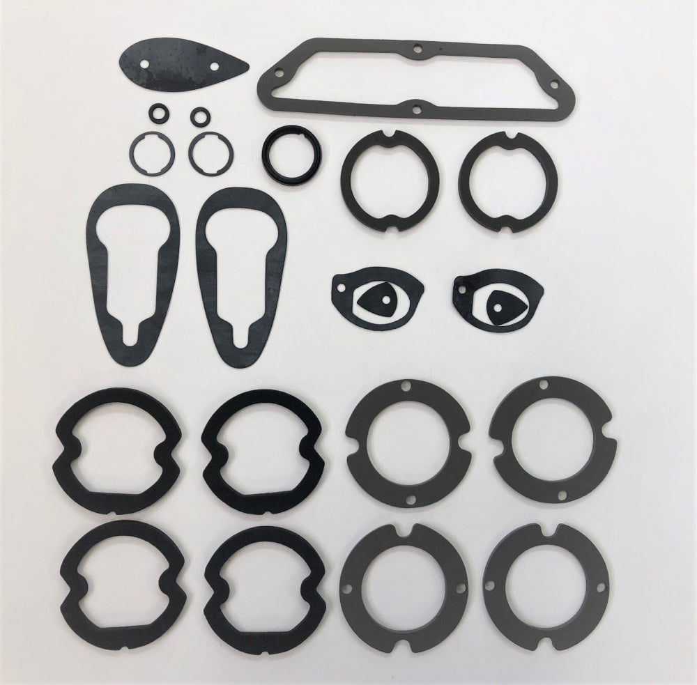 1965-1966 C2 Corvette Body Seal Kit -21 pieces (paint gaskets) Weatherstrip