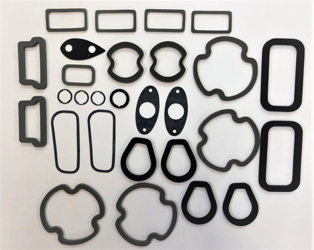 1968 C3 Corvette Body Seal Kit -28 pieces (paint gaskets) Weatherstrip