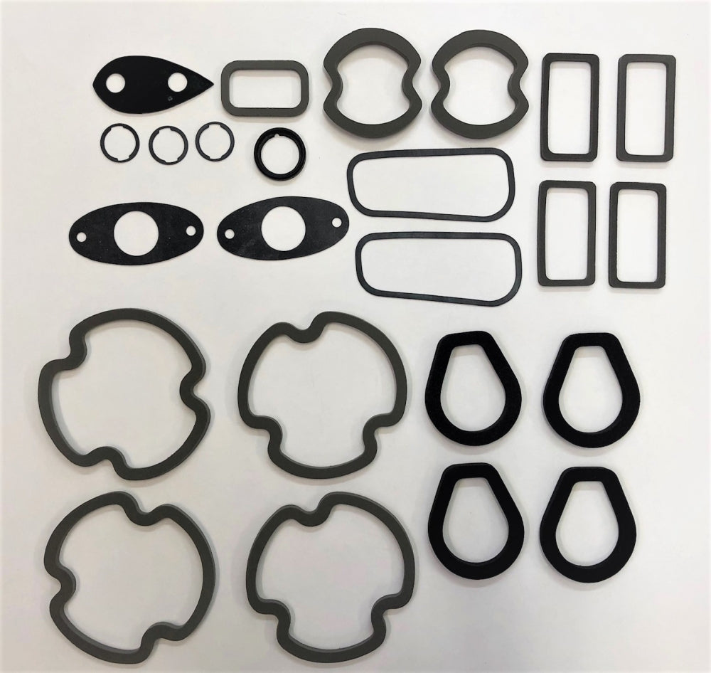 1969 C3 Corvette Body Seal Kit -24 pieces (paint gaskets) Weatherstrip