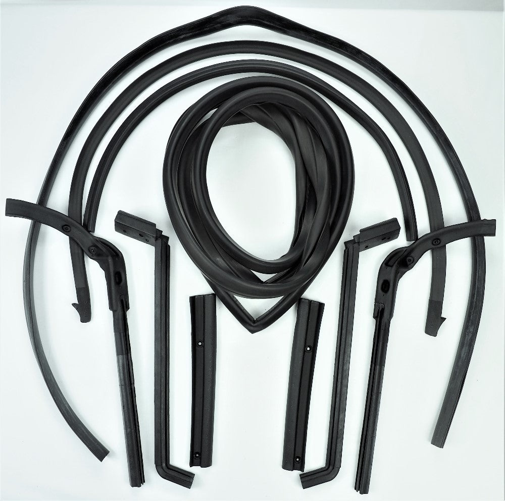 1963-1967 C2 Corvette Hard Top Weatherstrip Kit - 10 pc