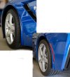 C7 Corvette Stingray and Z06 Painted Body Color Splash Guards Kit