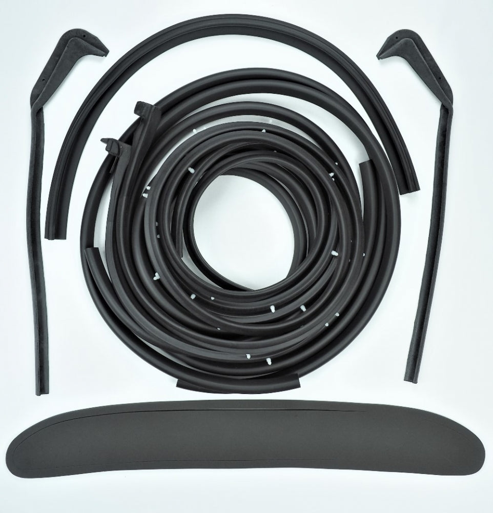 1959L-1960 C1 Corvette Door & Body Weatherstrip Kit - 8 pc