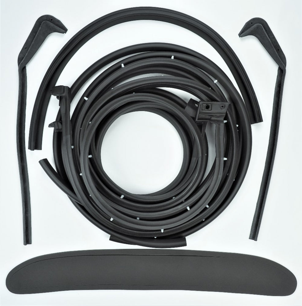 1961-1962 C1 Corvette Door & Body Weatherstrip Kit - 8pc