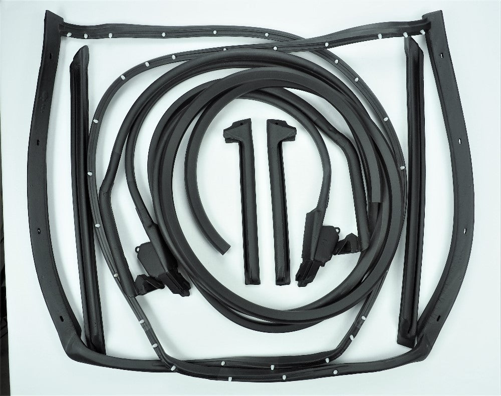 1973-1977 C3 Corvette T-Top/Door Weatherstrip Kit - 9 pcs