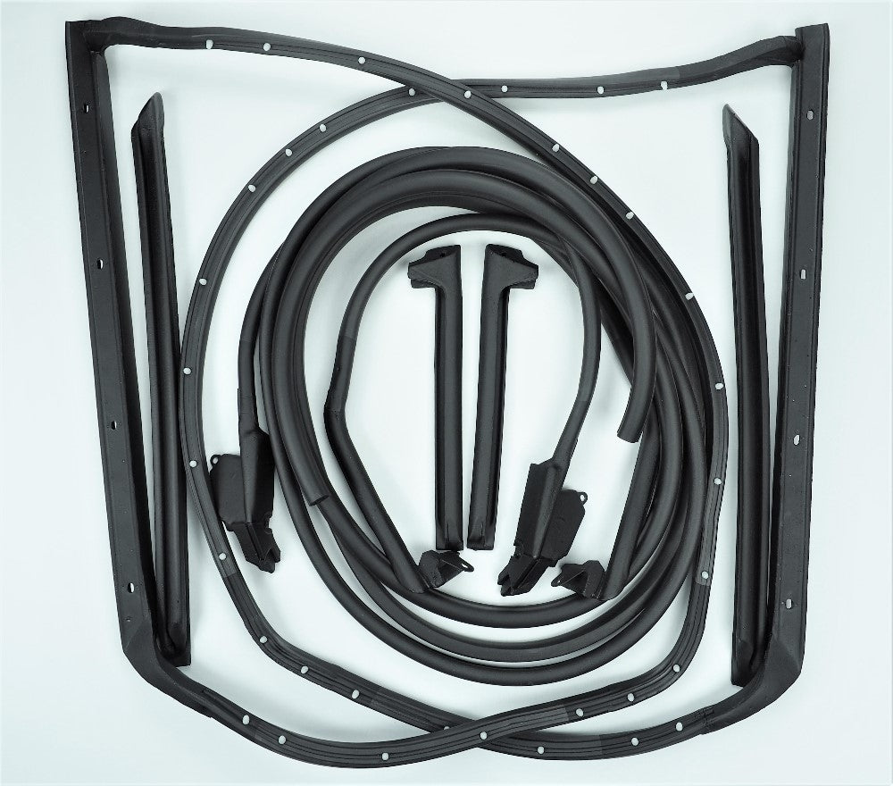 1977L C3 Corvette T-Top/Door Weatherstrip Kit - 9 pcs