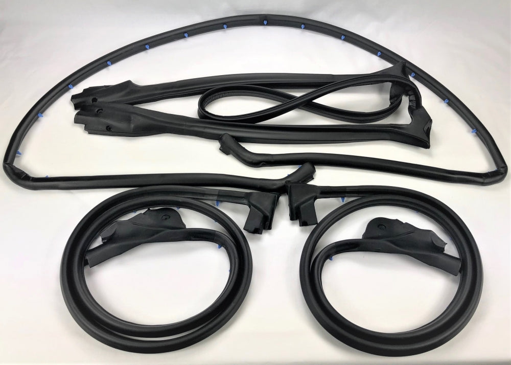 1986-1989 C4 Corvette Convertible Door & Body Kit - 4pcs Weatherstrip