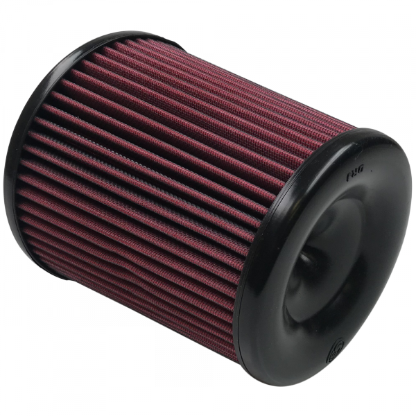 Air Filter For Intake Kits 75-5060, 75-5084 Oiled Cotton Cleanable Red S&B Filters KF-1057