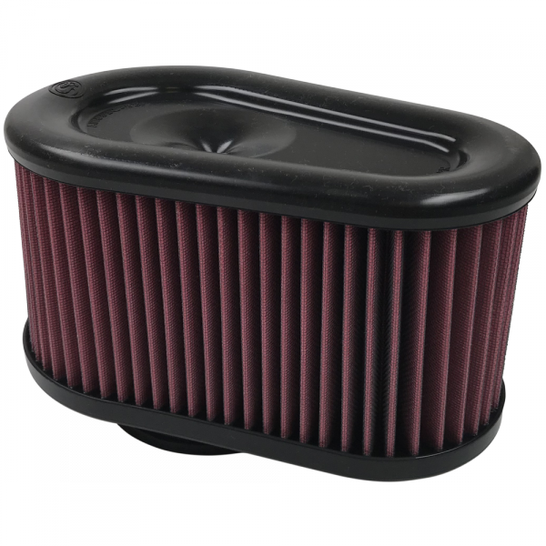 Air Filter For Intake Kits 75-5086,75-5088,75-5089 Oiled Cotton Cleanable Red S&B Filters KF-1064