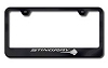 C7 Corvette Stingray License Plate Frame Black Stainless