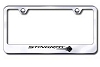 C7 Corvette Stingray License Plate Frame Mirrored Stainless