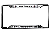 2015-2019 Ford Mustang License Plate Frame - Chrome