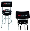 C7 Z06 Corvette Bar Stool With Back Rest