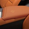 C7 Corvette GM Leather Kalahari Embroidered Stingray Logo Console Lid