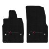 2020-2025 C8 Corvette Lloyd Floor Mats - C8 Flags Black and Stingray Word Combo